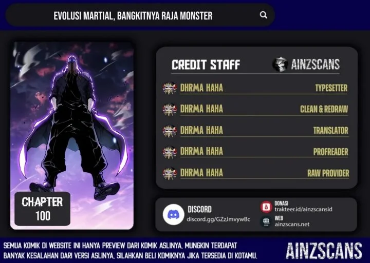 Ultimate Martial Evolution: Begin by Awakening the King of Monsters Chapter 100 - halaman 1