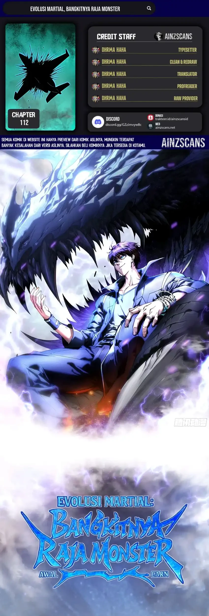 Ultimate Martial Evolution: Begin by Awakening the King of Monsters Chapter 112 - halaman 1