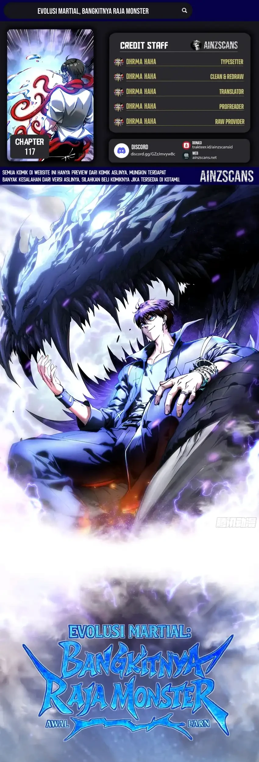 Ultimate Martial Evolution: Begin by Awakening the King of Monsters Chapter 117 - halaman 1