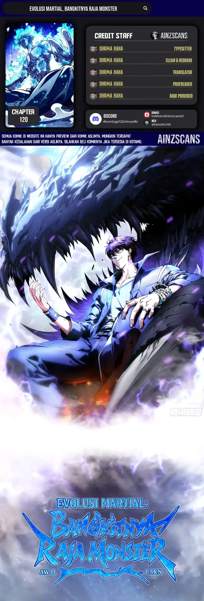 Ultimate Martial Evolution: Begin by Awakening the King of Monsters Chapter 120 - halaman 1