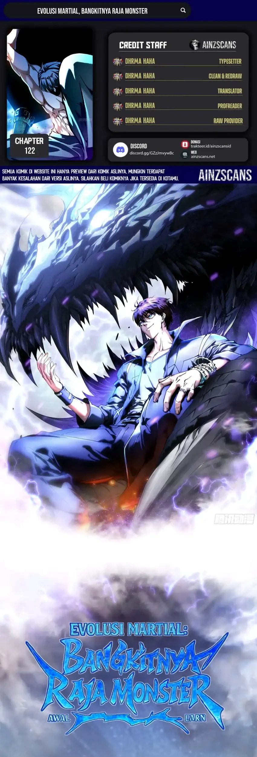 Ultimate Martial Evolution: Begin by Awakening the King of Monsters Chapter 122 - halaman 1