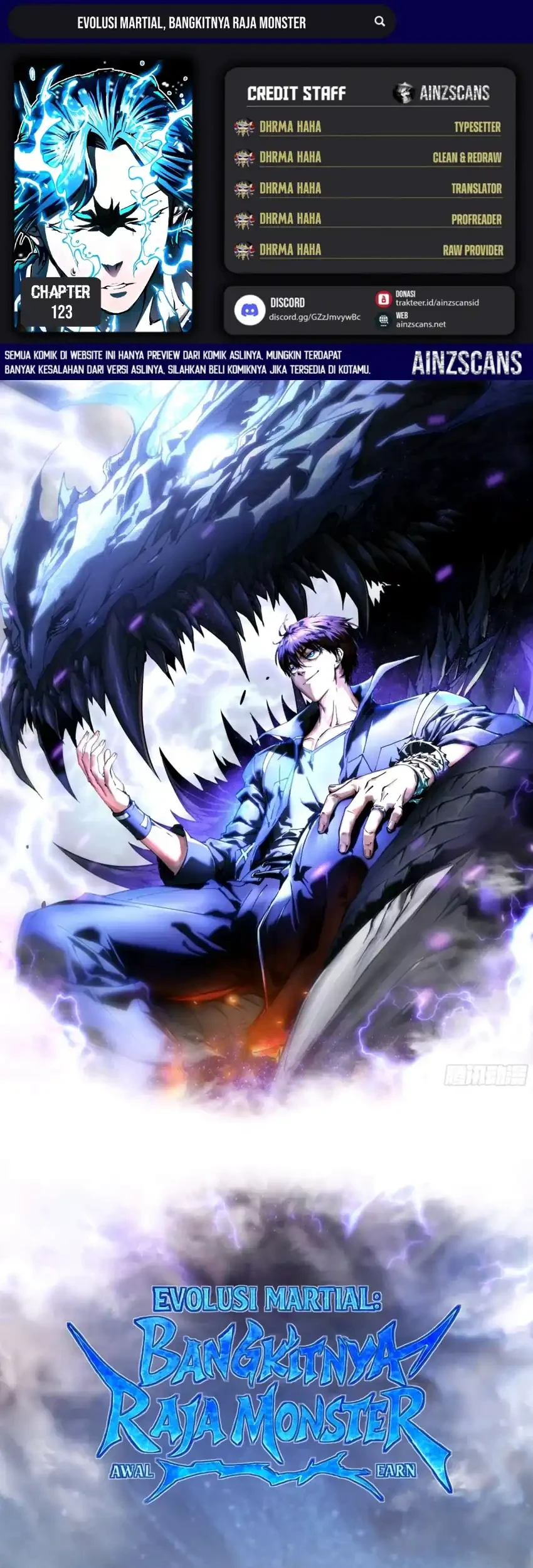 Ultimate Martial Evolution: Begin by Awakening the King of Monsters Chapter 123 - halaman 1