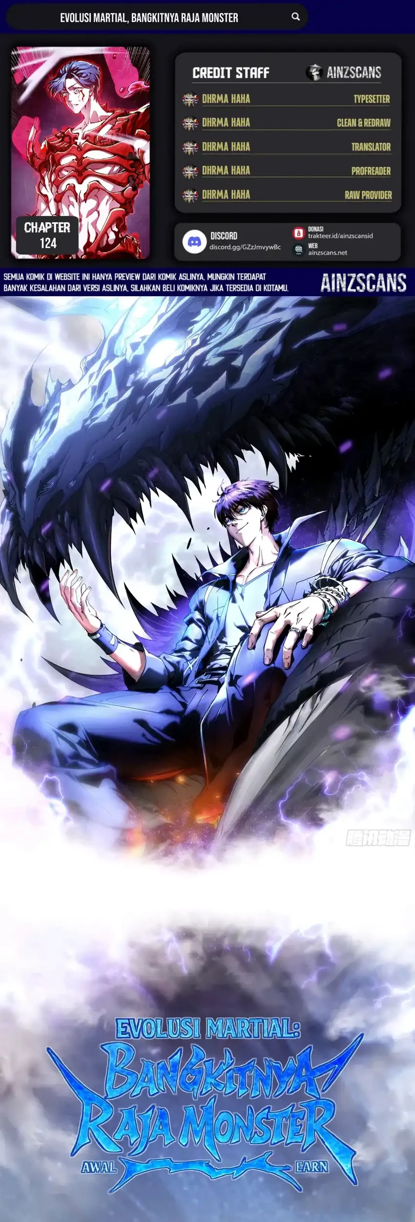 Ultimate Martial Evolution: Begin by Awakening the King of Monsters Chapter 124 - halaman 1