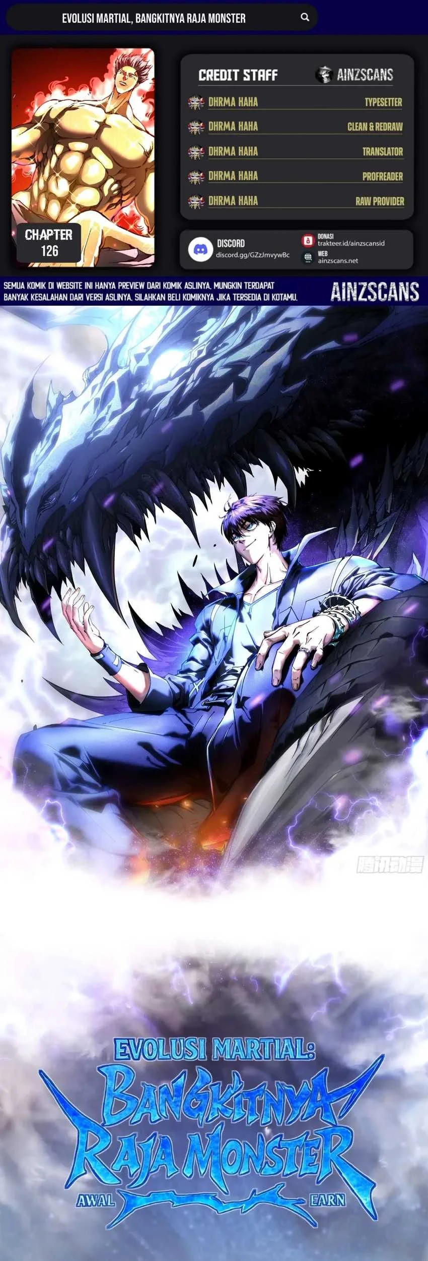 Ultimate Martial Evolution: Begin by Awakening the King of Monsters Chapter 126 - halaman 1