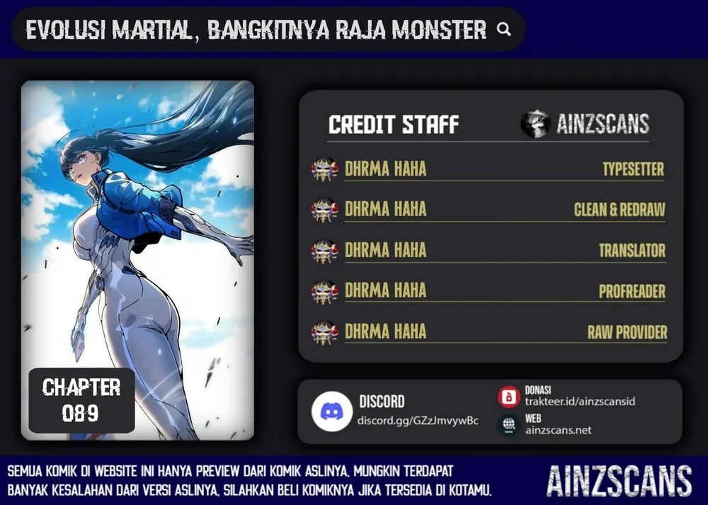 Ultimate Martial Evolution: Begin by Awakening the King of Monsters Chapter 89 - halaman 1
