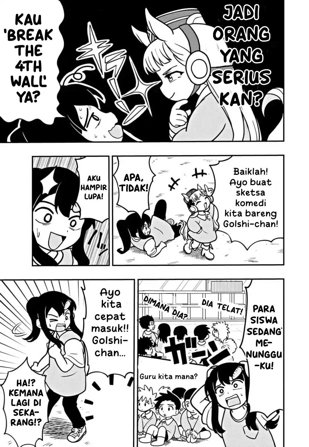 Uma Musume: Pisupisu☆Supisupi Golshi-chan Chapter 1 - halaman 12