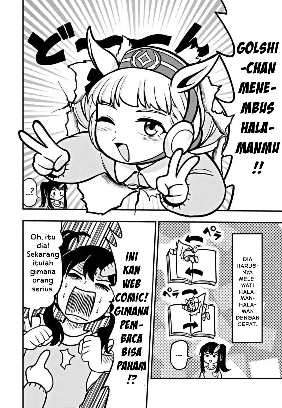 Uma Musume: Pisupisu☆Supisupi Golshi-chan Chapter 1 - halaman 15