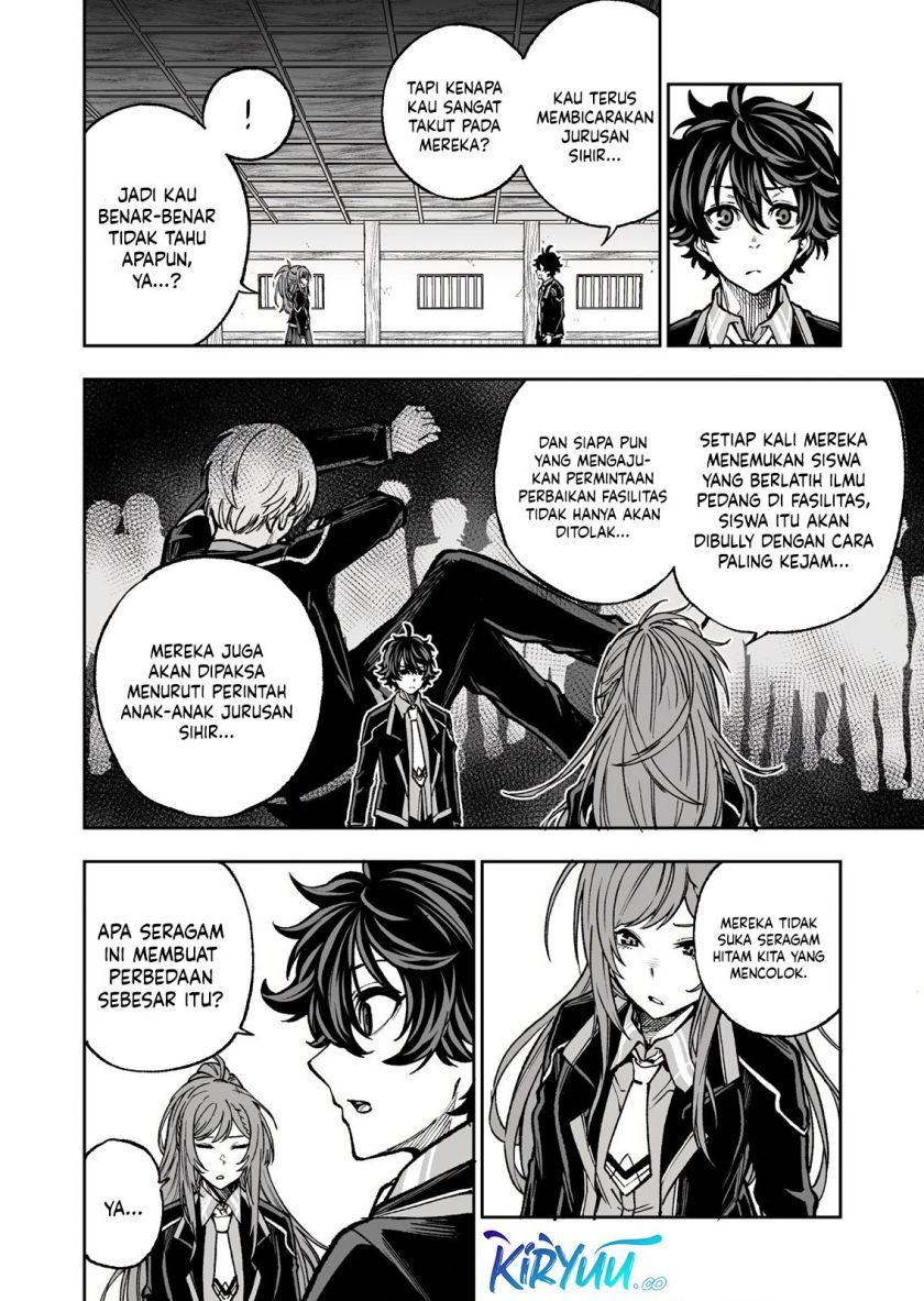 Umarekawatta Kensei, Kenshi ga Reiguu sareru Majutsu Shijou Shugi no Gakuen de Musou suru Chapter 2 - halaman 1