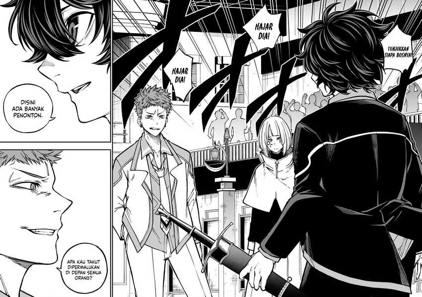 Umarekawatta Kensei, Kenshi ga Reiguu sareru Majutsu Shijou Shugi no Gakuen de Musou suru Chapter 3 - halaman 3