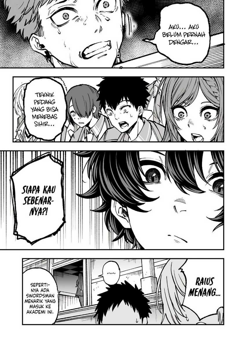 Umarekawatta Kensei, Kenshi ga Reiguu sareru Majutsu Shijou Shugi no Gakuen de Musou suru Chapter 3 - halaman 35
