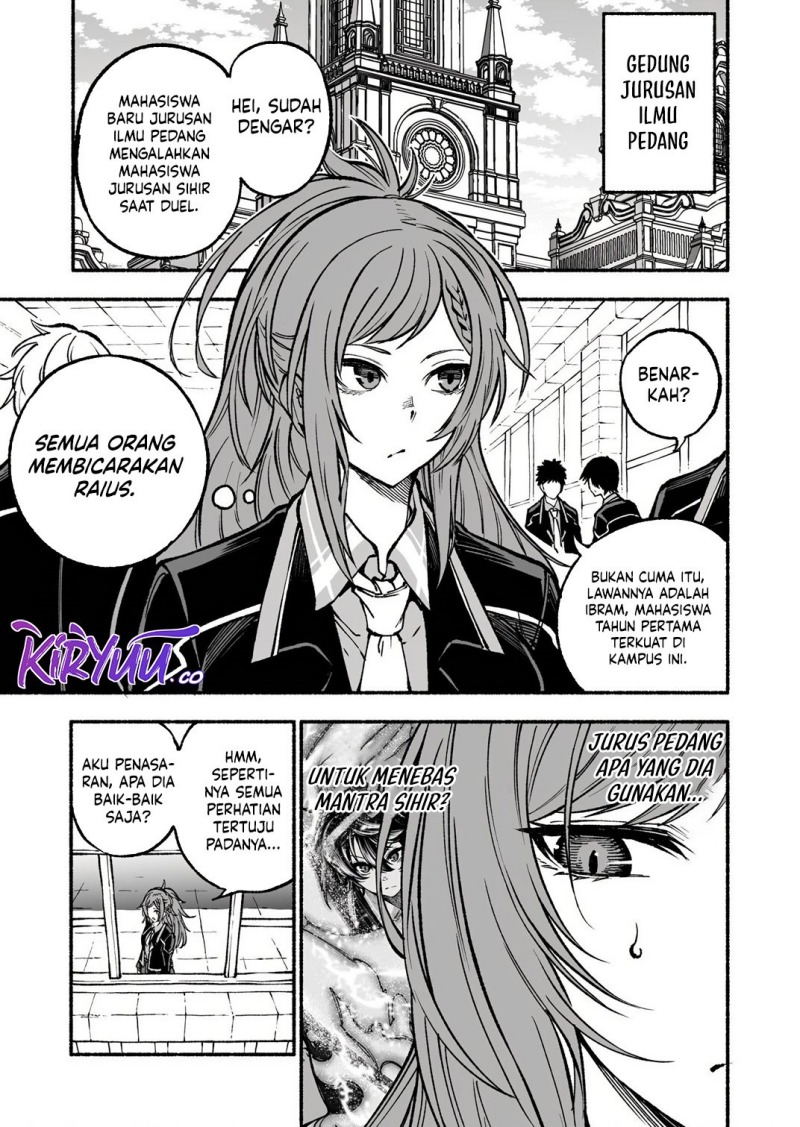Umarekawatta Kensei, Kenshi ga Reiguu sareru Majutsu Shijou Shugi no Gakuen de Musou suru Chapter 4 - halaman 2