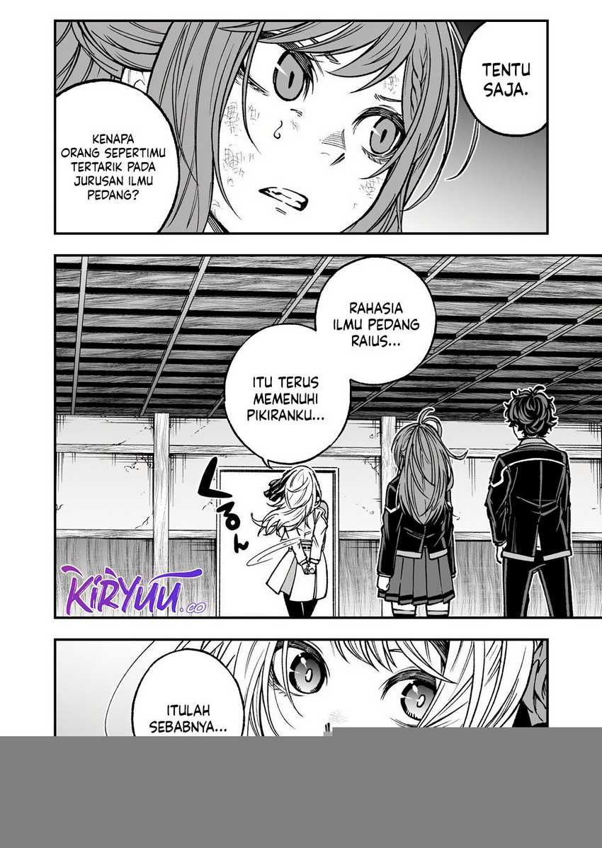 Umarekawatta Kensei, Kenshi ga Reiguu sareru Majutsu Shijou Shugi no Gakuen de Musou suru Chapter 5 - halaman 2