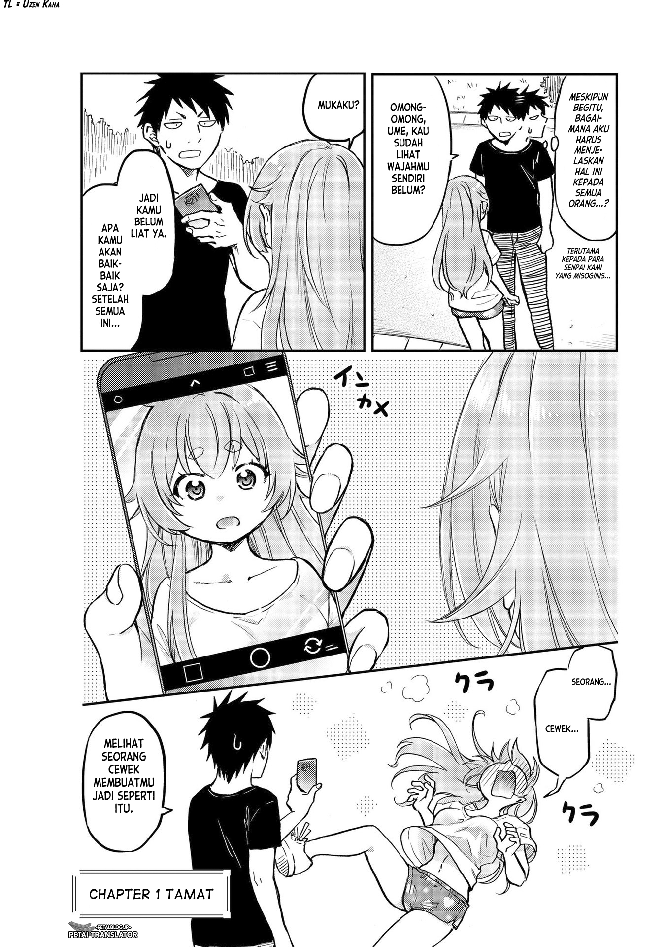 Umenosuke-kun wa Danshiryou no Onnanoko Chapter 1 - halaman 14