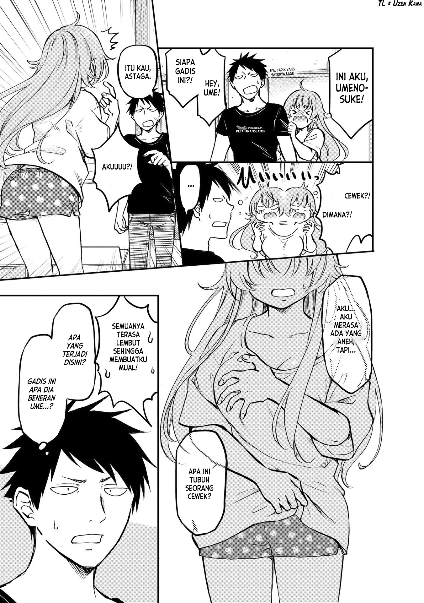 Umenosuke-kun wa Danshiryou no Onnanoko Chapter 1 - halaman 5