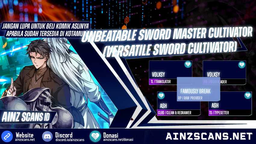 Unbeatable Sword Master Cultivator Chapter 1 - halaman 1