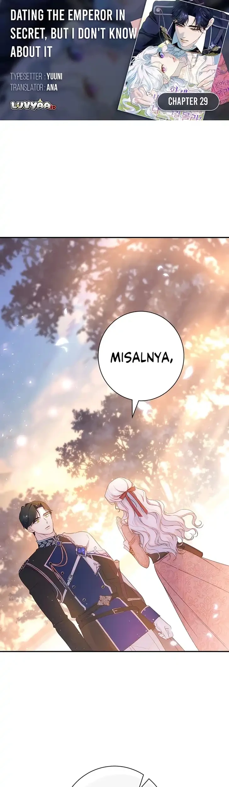 Unbeknownst to Me, I Am Secretly Dating the Emperor Chapter 29 - halaman 1