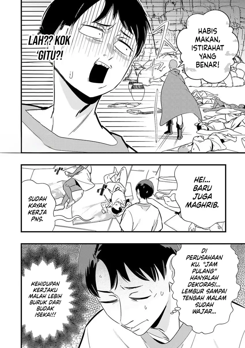 Unconventional Isekai: Isn’t It Too Much of a Black-Company Treatment to Fight Hordes of Monsters without Magic? Chapter 3 - halaman 13
