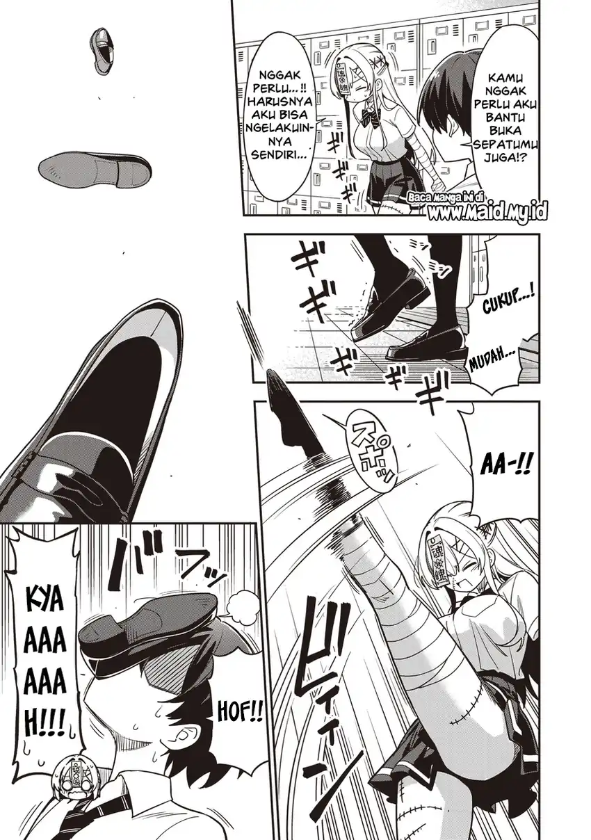 Undead-san no Bukiyou na Seishun Chapter 4.1 - halaman 11
