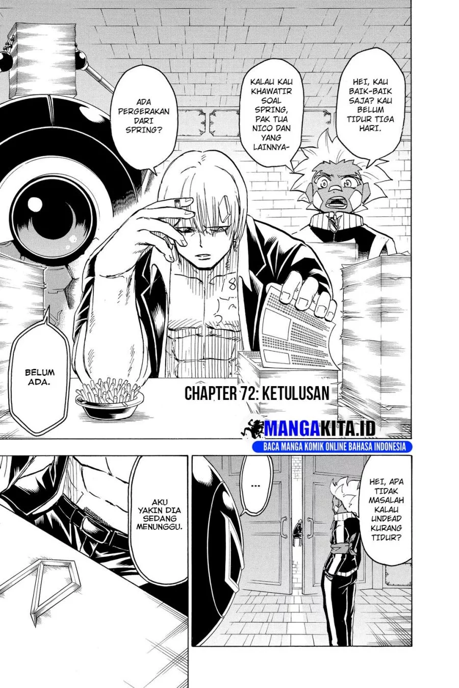 Undead Unluck Chapter 72 - halaman 2