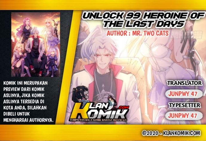 Unlock 99 Heroine Of The Last Day Chapter 2 - halaman 1