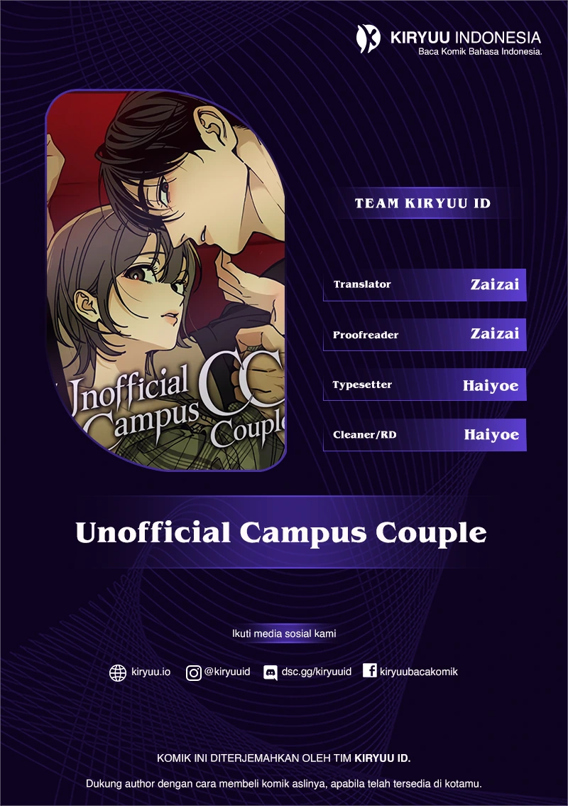 Unofficial Campus Couple Chapter 1 - halaman 1