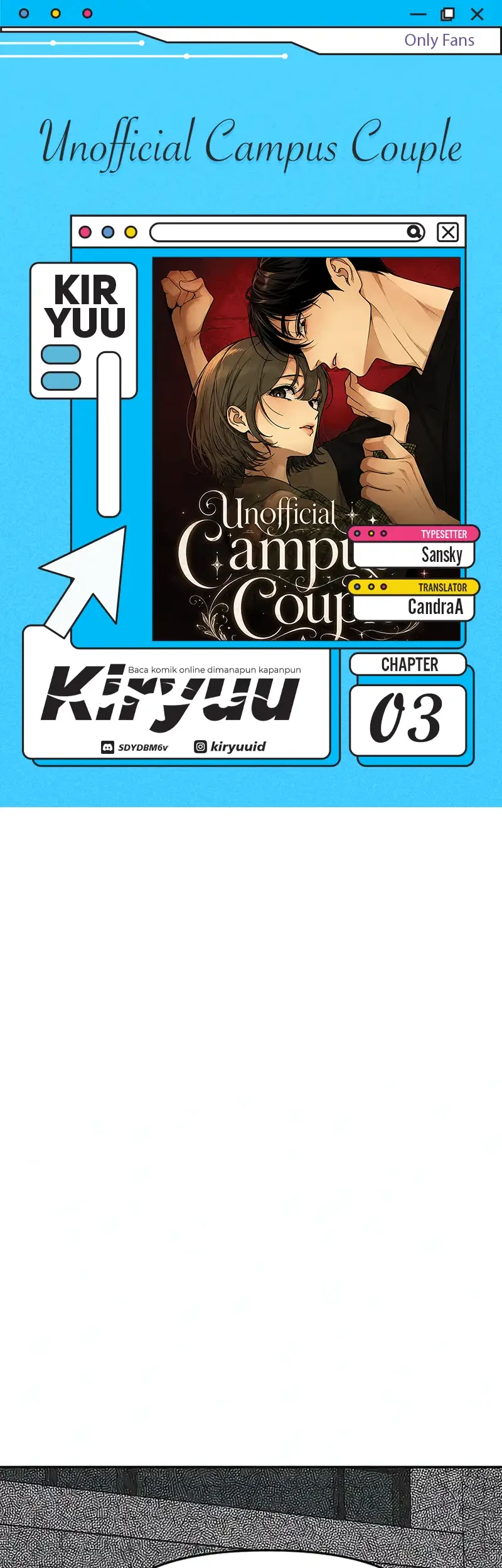 Unofficial Campus Couple Chapter 3 - halaman 1