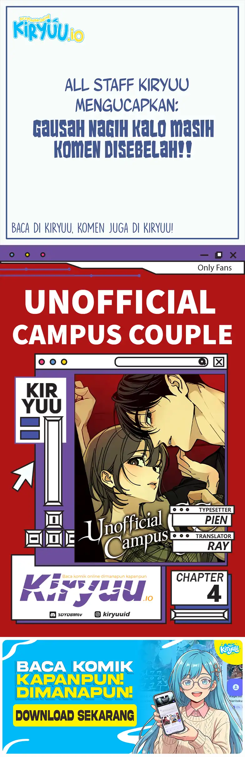 Unofficial Campus Couple Chapter 4 - halaman 1