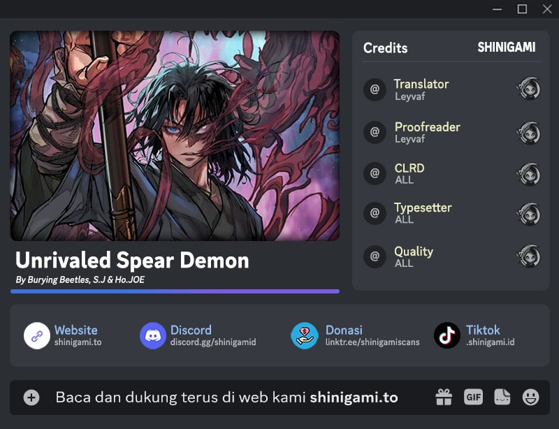 Unrivaled Spear Demon Chapter 13 - halaman 1