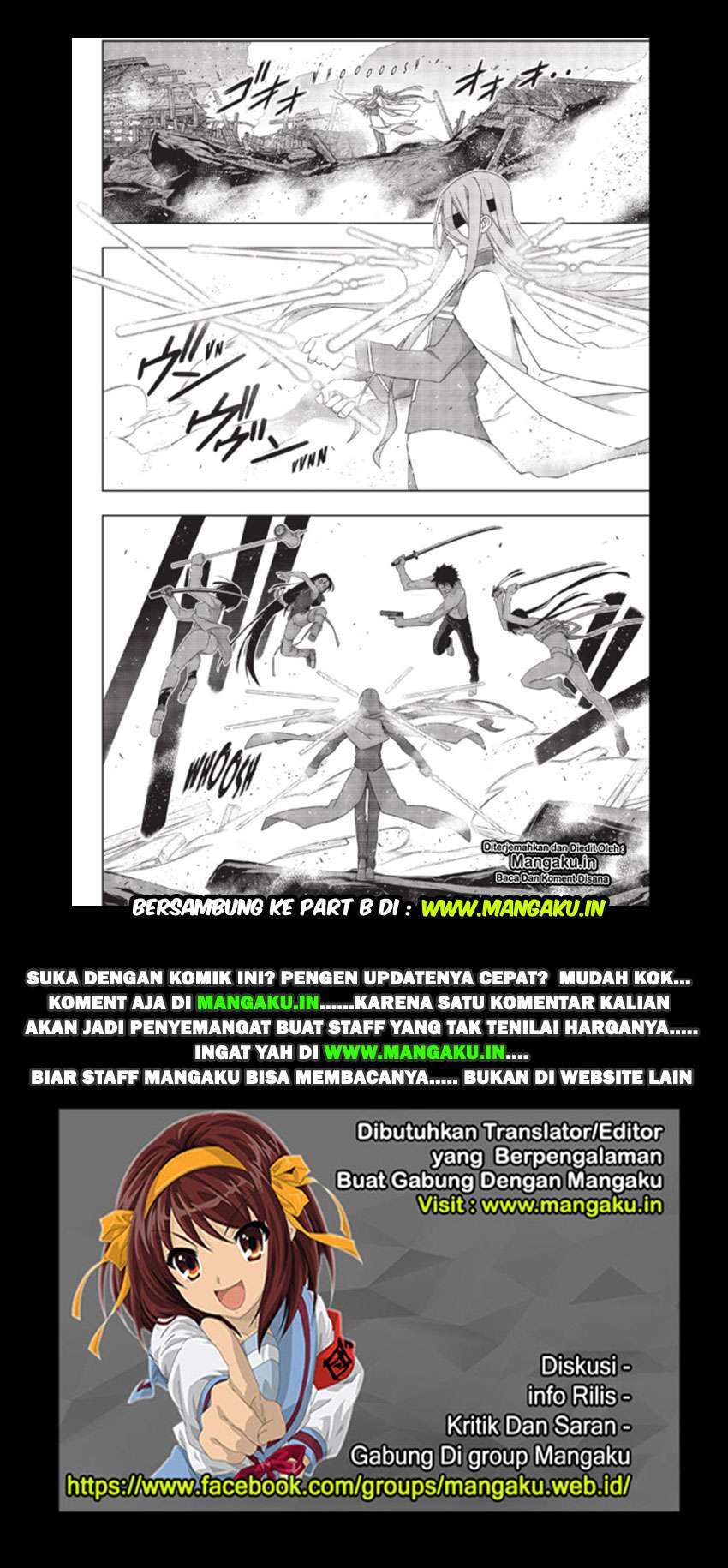 UQ Holder! Chapter 163 - halaman 22