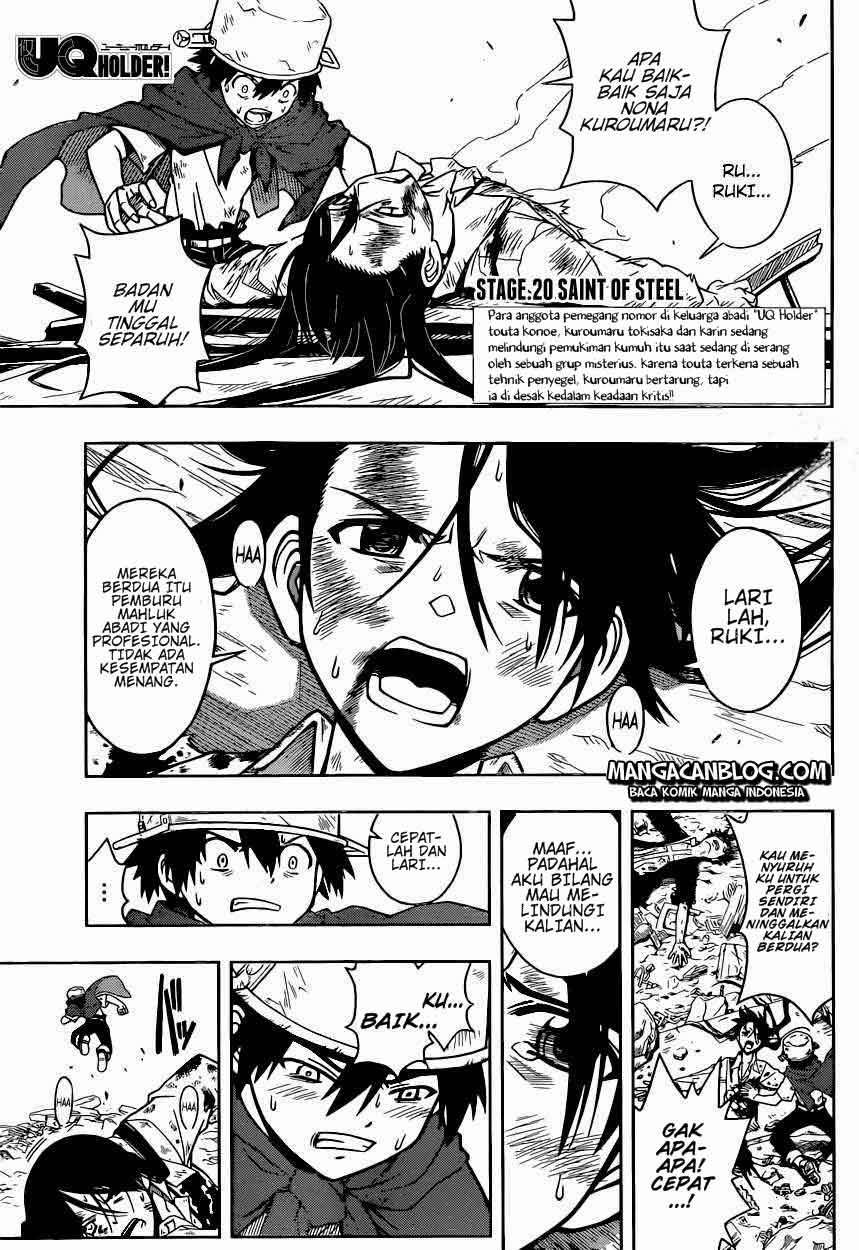 UQ Holder! Chapter 20 - halaman 1
