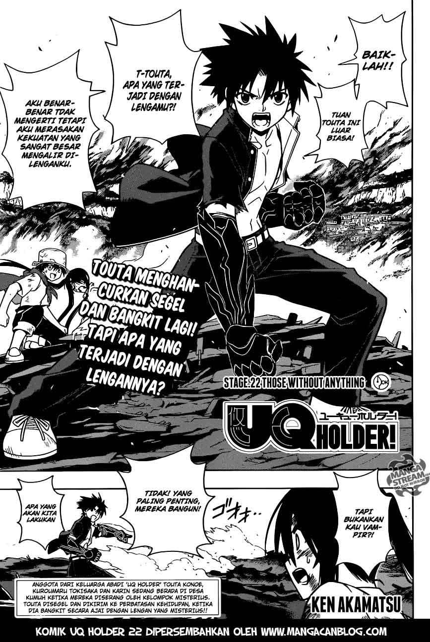 UQ Holder! Chapter 22 - halaman 1