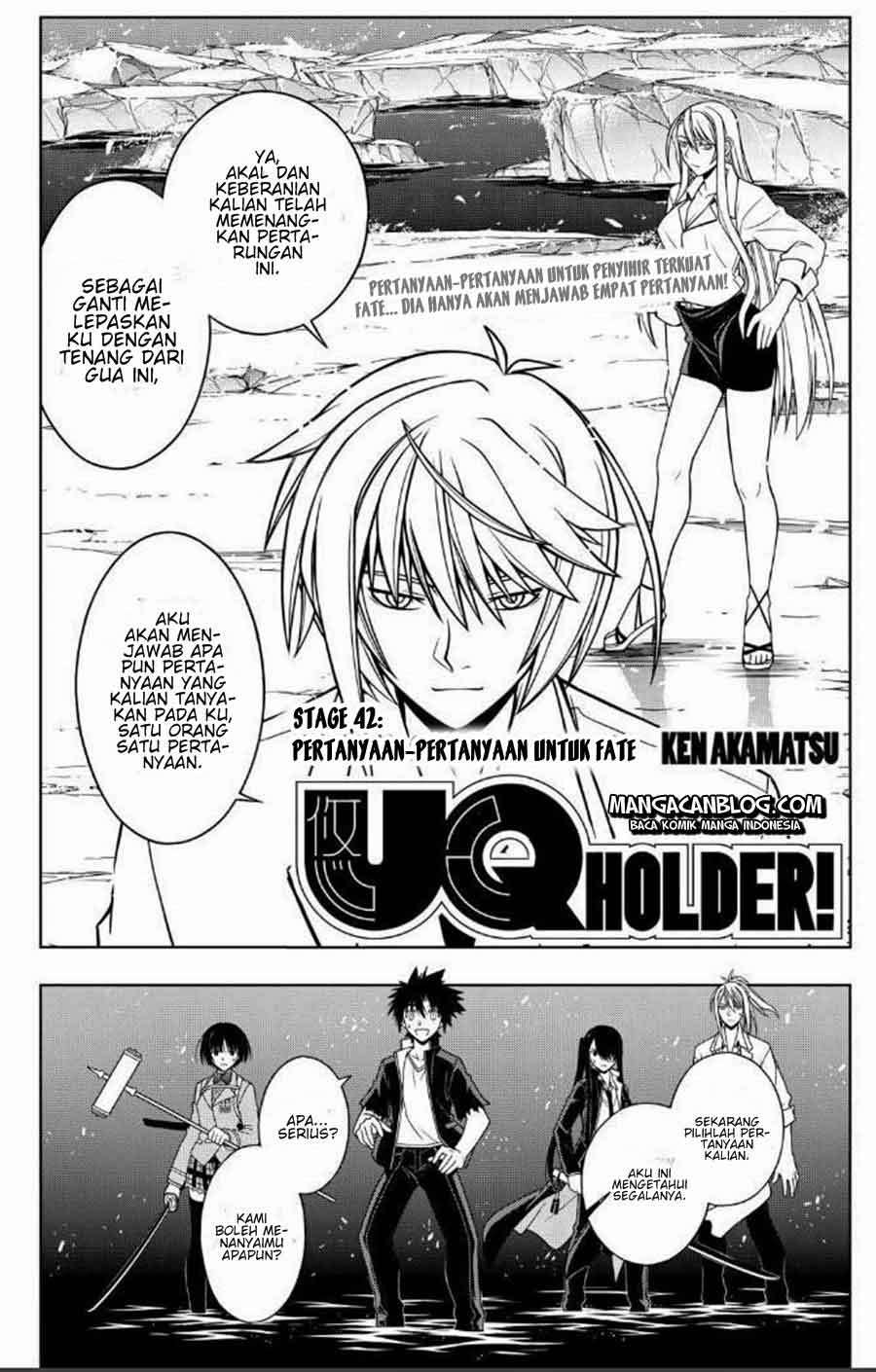 UQ Holder! Chapter 42 - halaman 1