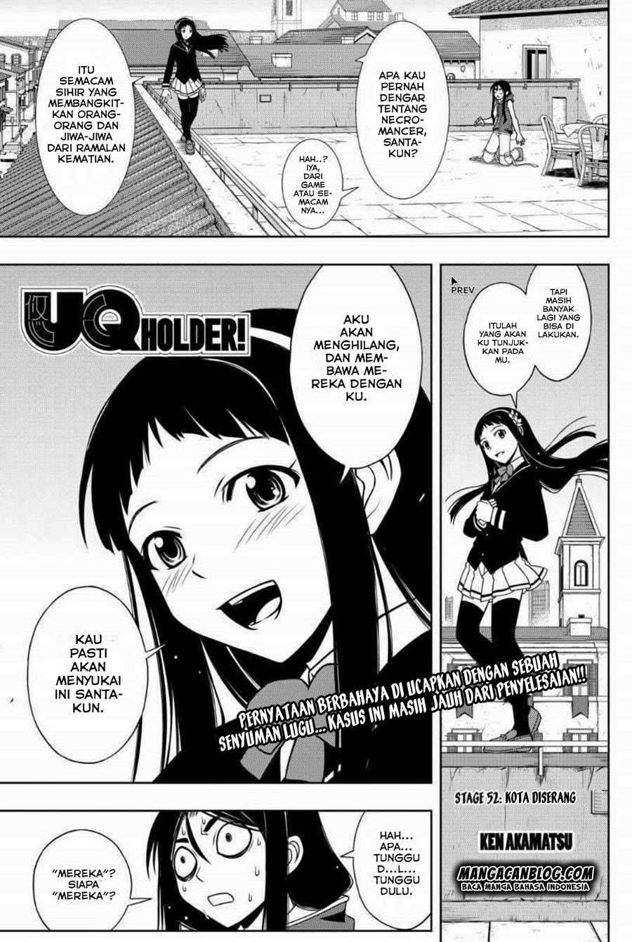 UQ Holder! Chapter 52 - halaman 1
