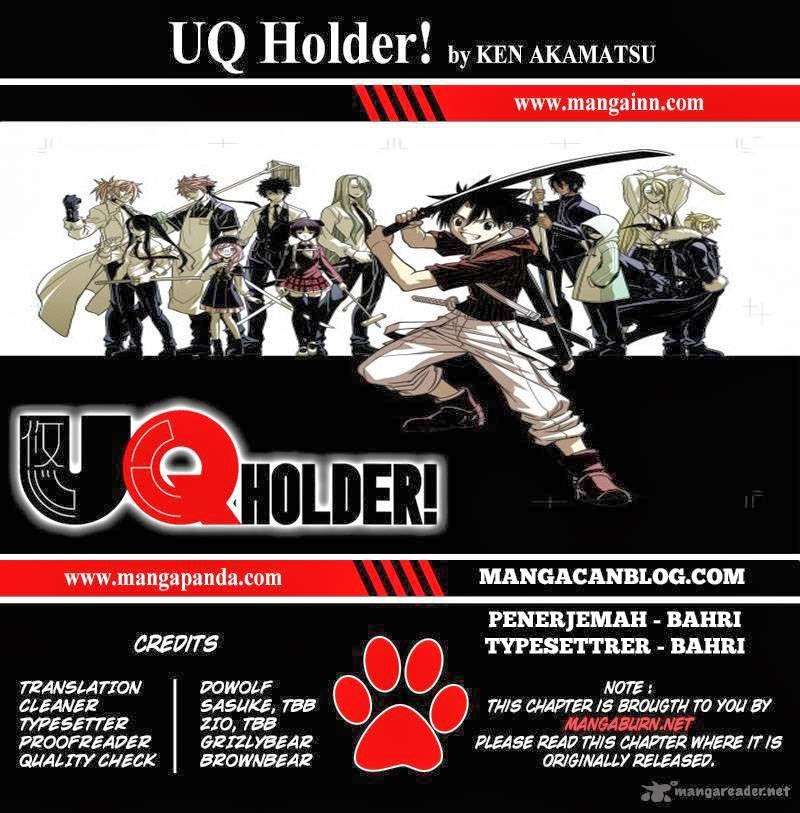 UQ Holder! Chapter 7 - halaman 1