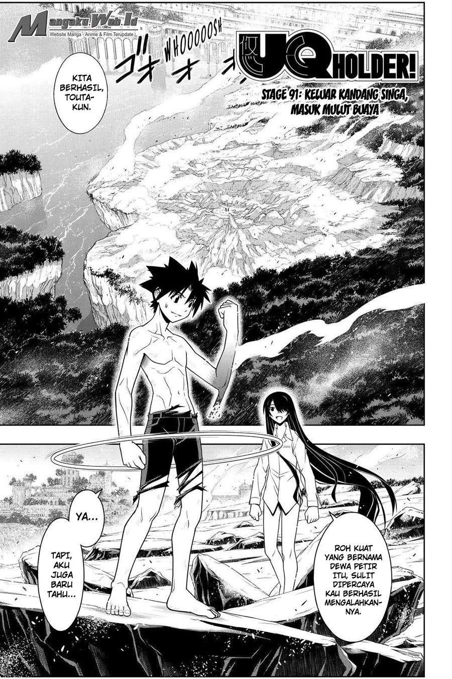 UQ Holder! Chapter 91 - halaman 1