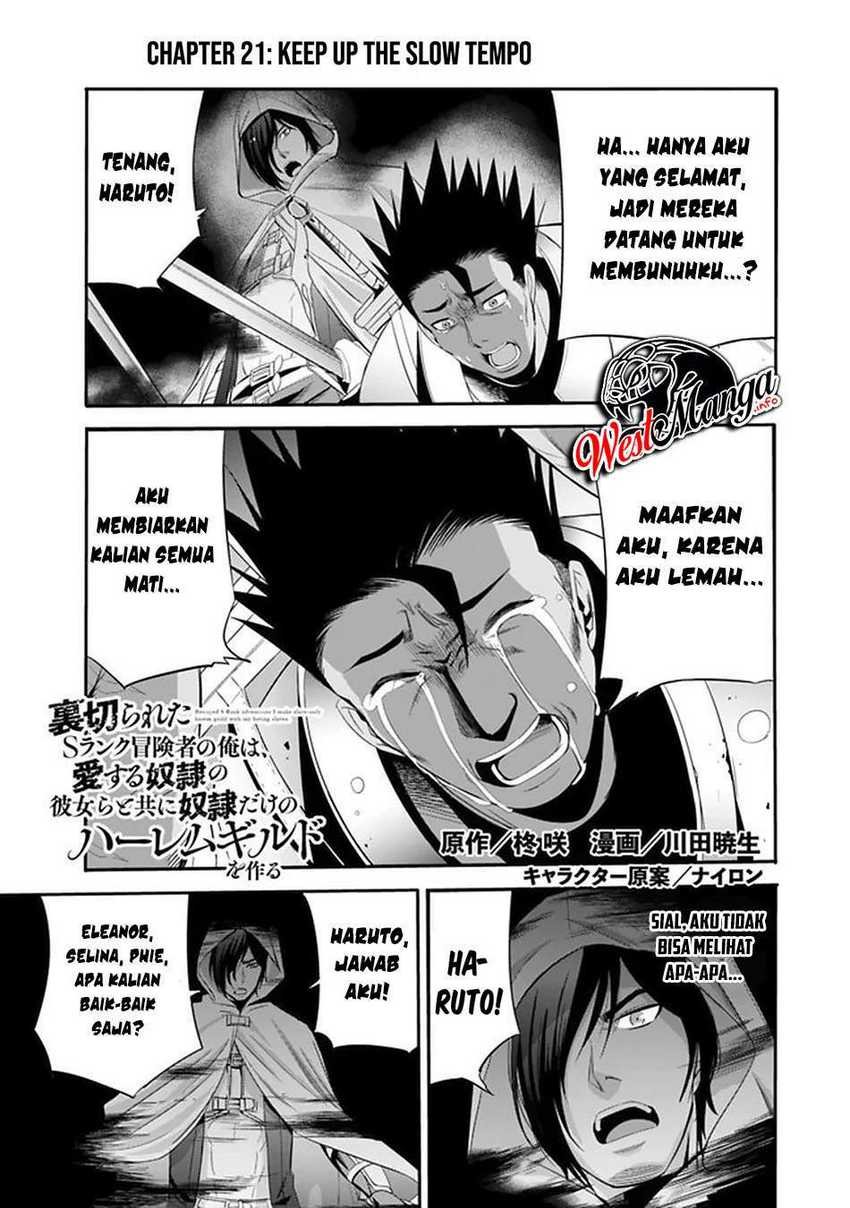 Uragirareta S Rank Boukensha no Ore wa, Aisuru Dorei no Kanojora to Tomoni Dorei dake no Harem Guild o Tsukuru Chapter 21 - halaman 3