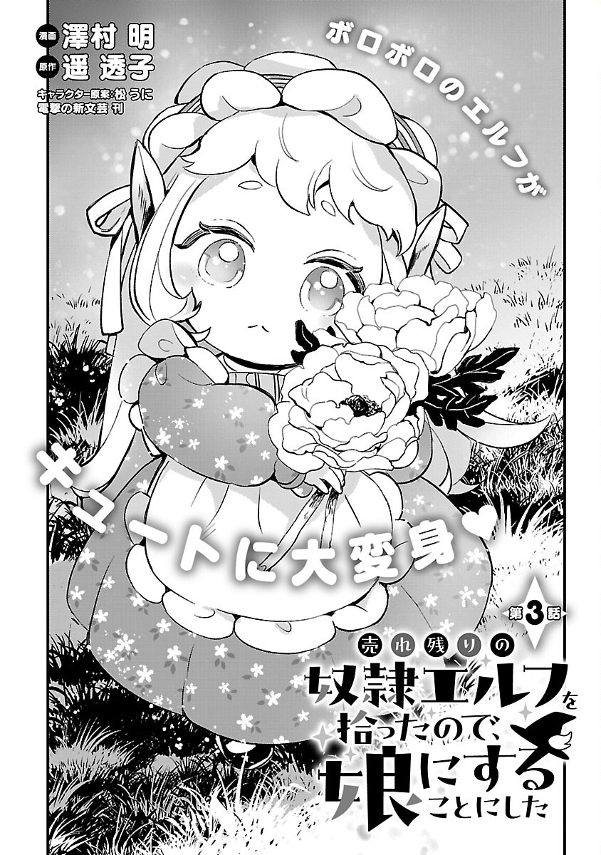 Urenokori no Dorei Elf wo Hirotta node, Musume ni Suru Koto ni Shita Chapter 3 - halaman 2