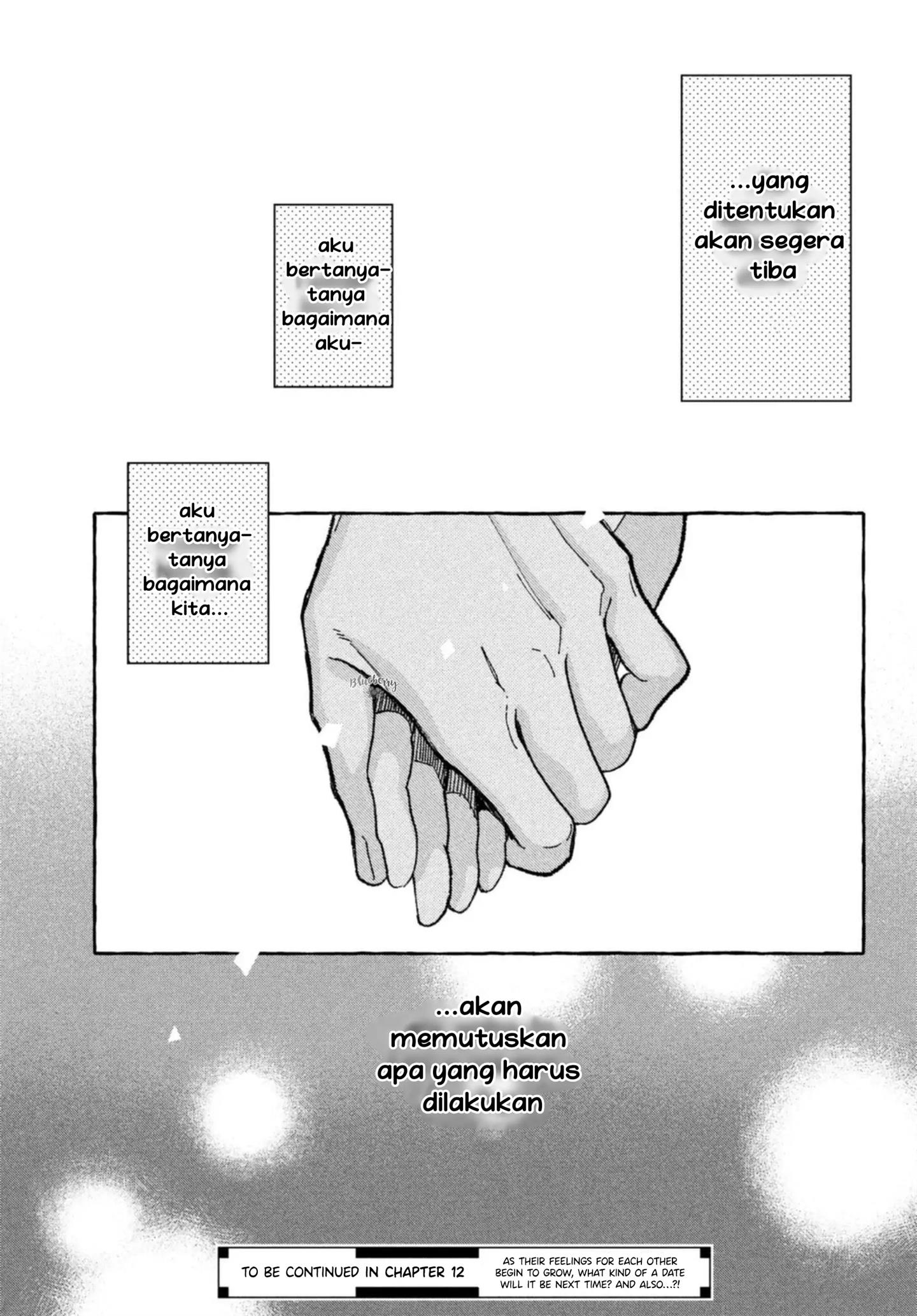 Uruwashi no Yoi no Tsuki Chapter 11.5 - halaman 18