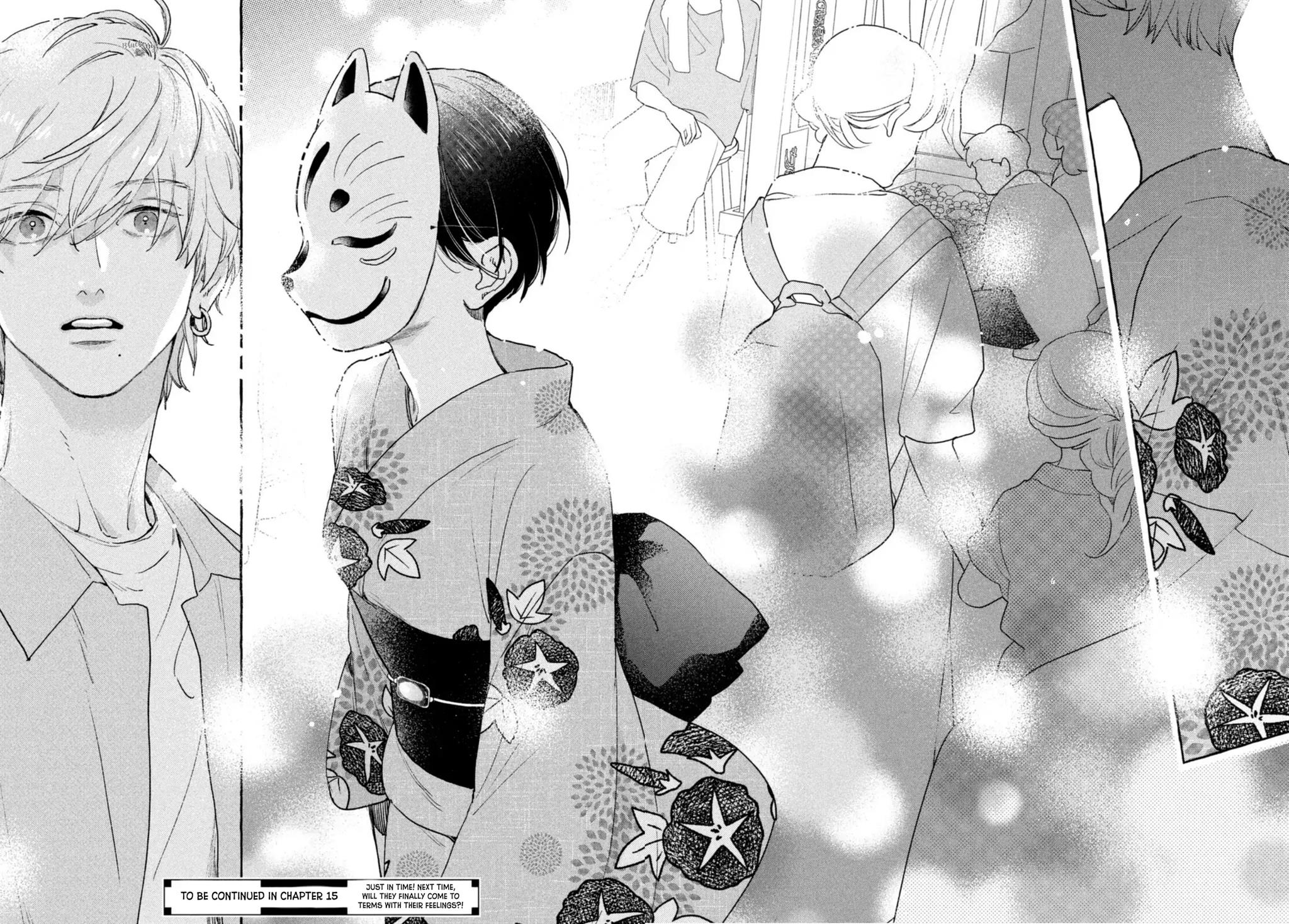 Uruwashi no Yoi no Tsuki Chapter 14 - halaman 38