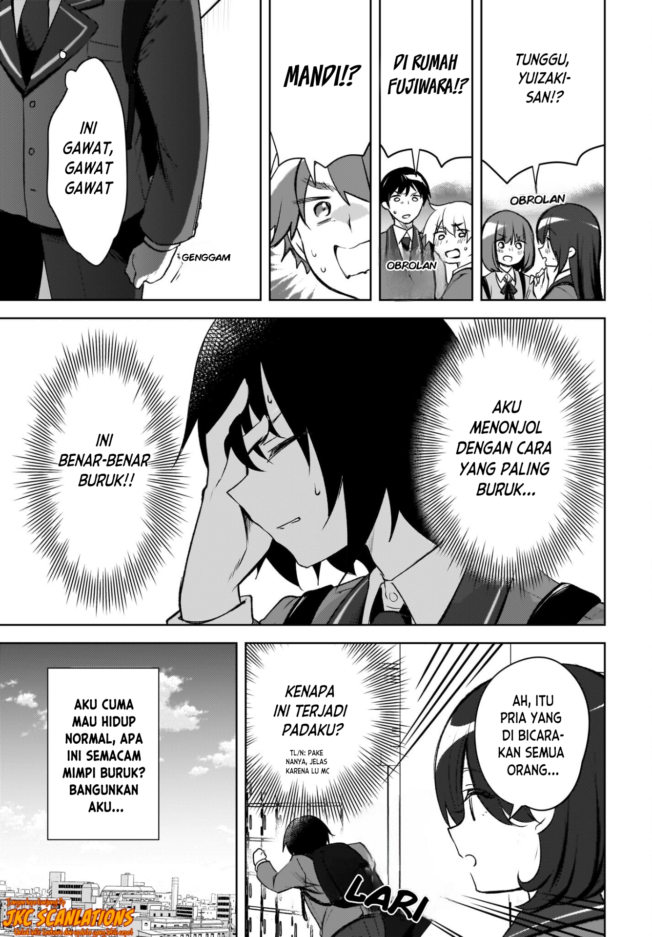 Ushiro no Seki no Gal ni Sukarete Shimatta. Mou Ore wa Dame Kamoshirenai. Chapter 1 - halaman 16
