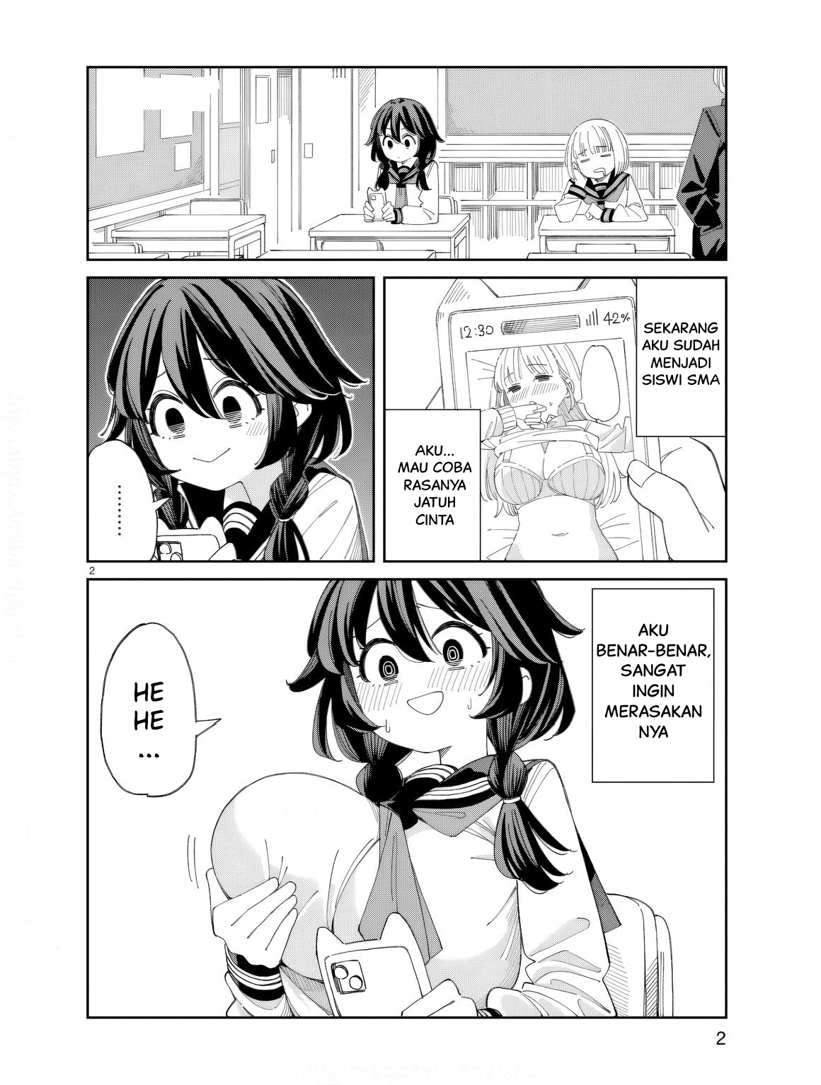 Uso Kareshi demo Ii kara Tonikaku Shitai Mashiro-chan Chapter 1 - halaman 2