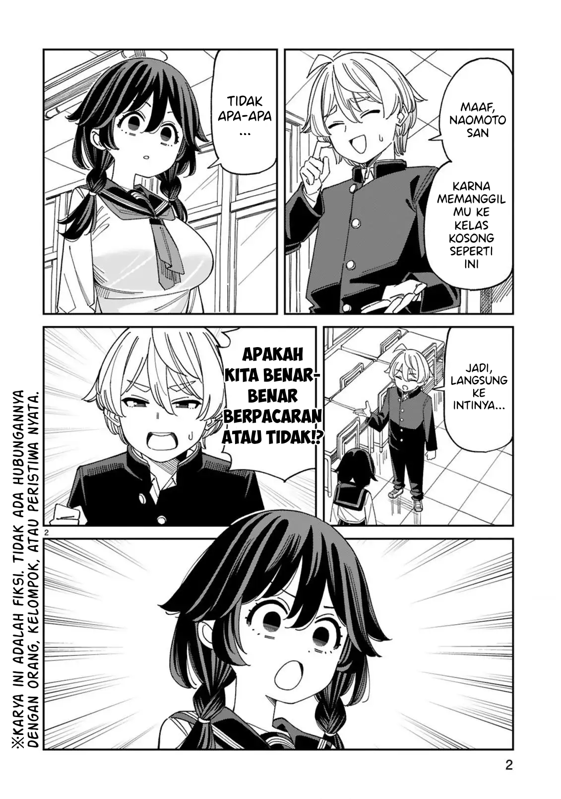 Uso Kareshi demo Ii kara Tonikaku Shitai Mashiro-chan Chapter 4 - halaman 3