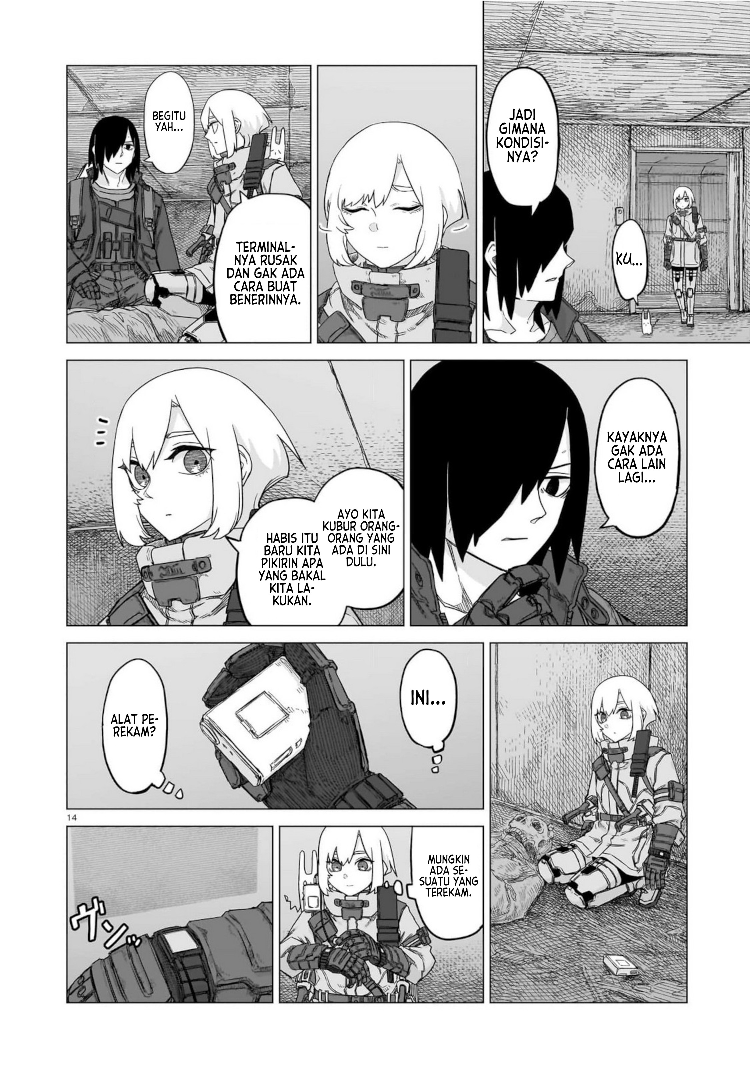 Usuzumi no Hate Chapter 28 - halaman 14