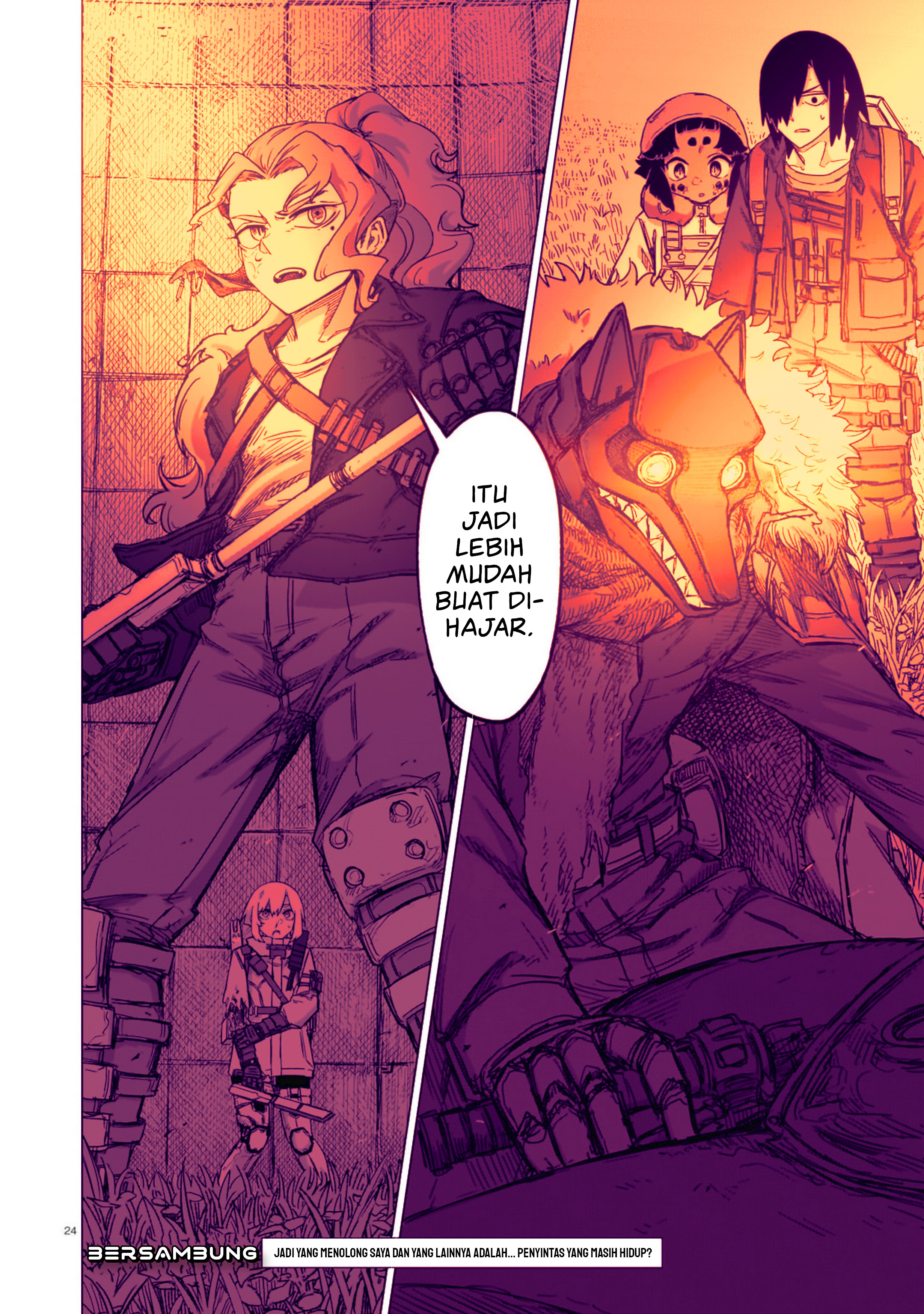 Usuzumi no Hate Chapter 30 - halaman 24