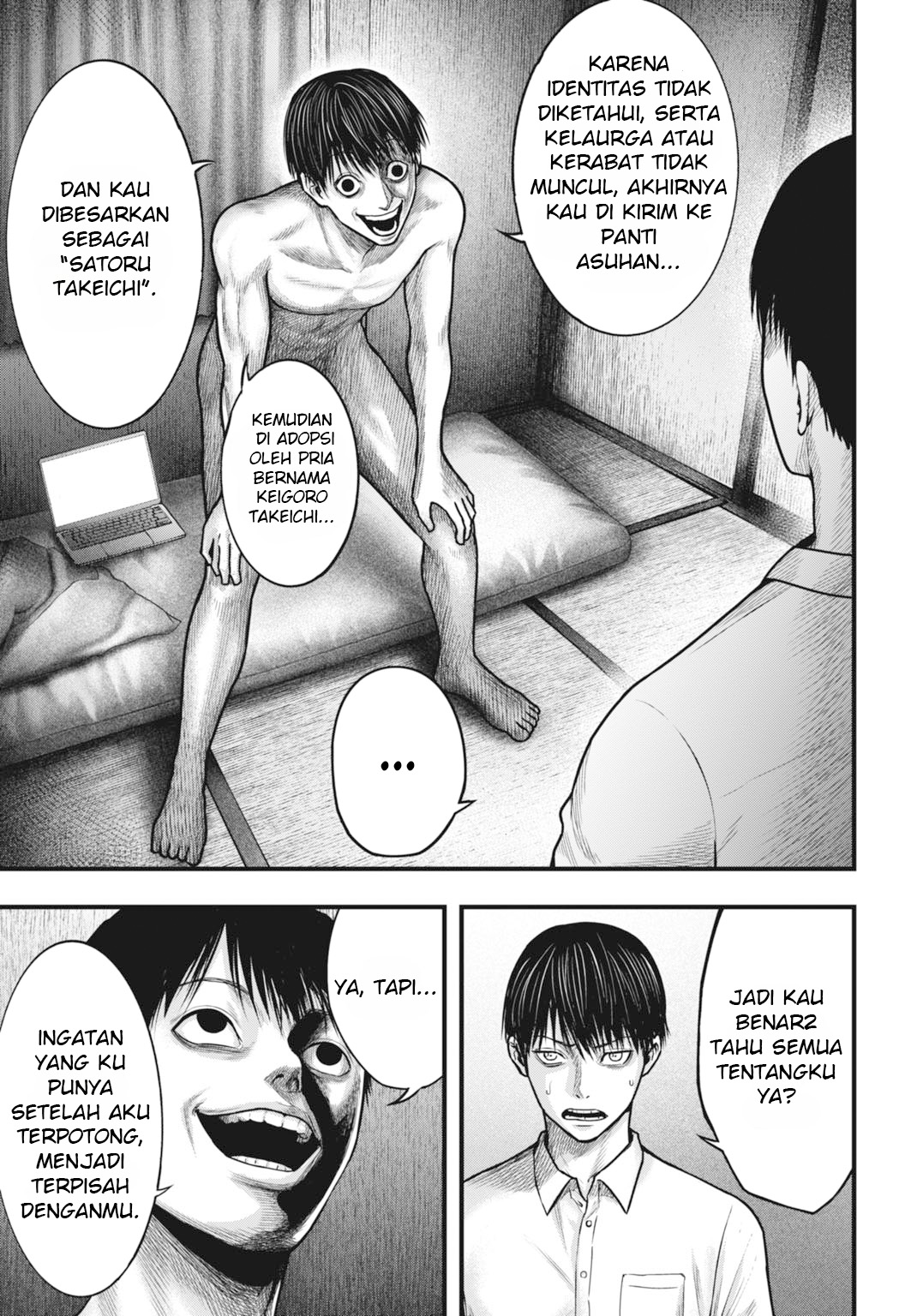 Uzugami: Bunretsu Zoushoku Ningen Chapter 2 - halaman 5