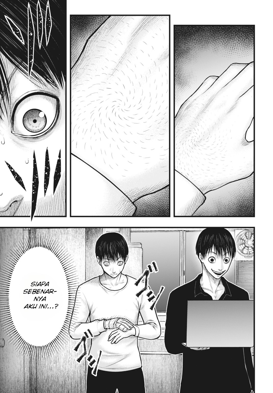 Uzugami: Bunretsu Zoushoku Ningen Chapter 3.1 - halaman 4