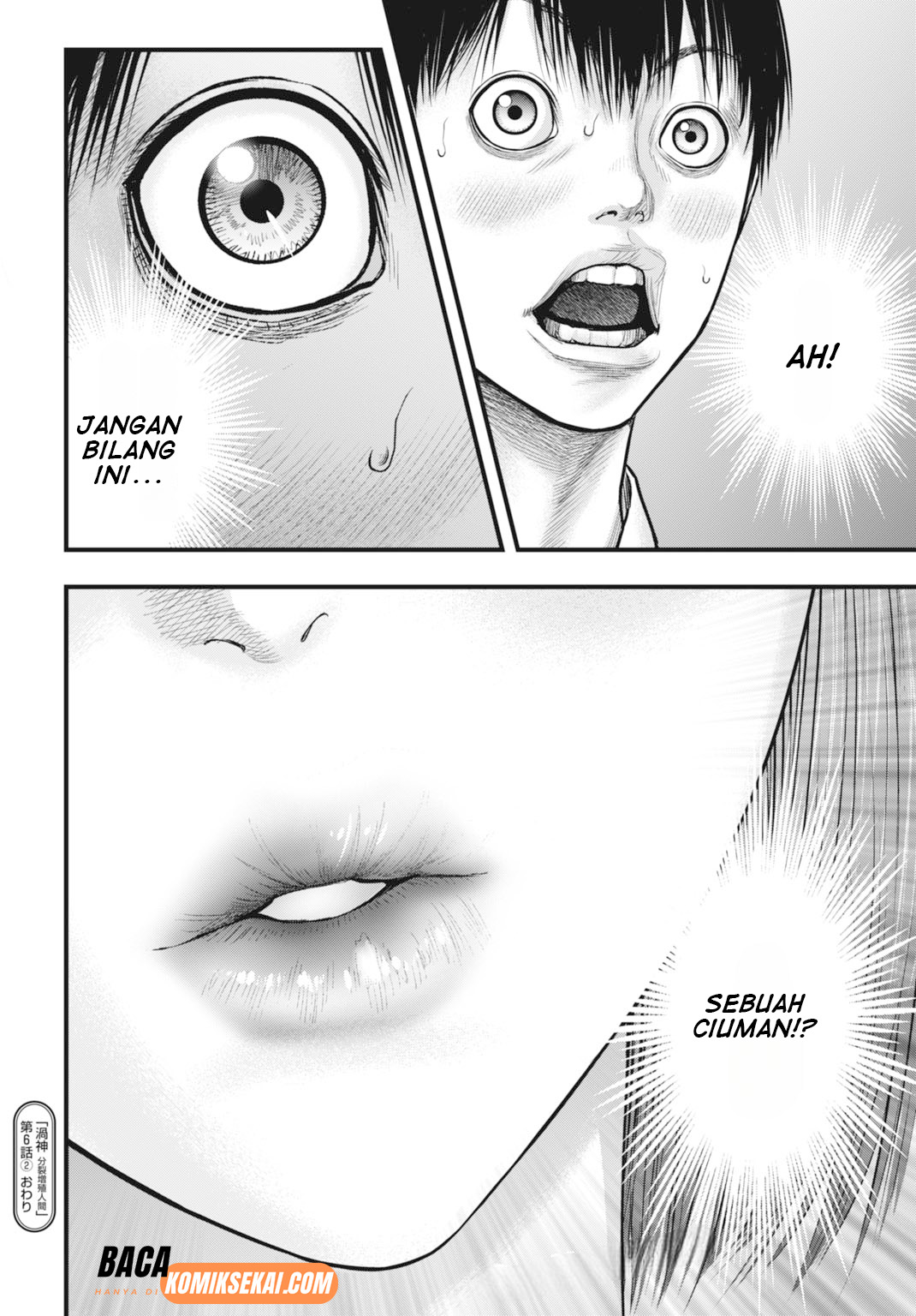 Uzugami: Bunretsu Zoushoku Ningen Chapter 6.2 - halaman 22
