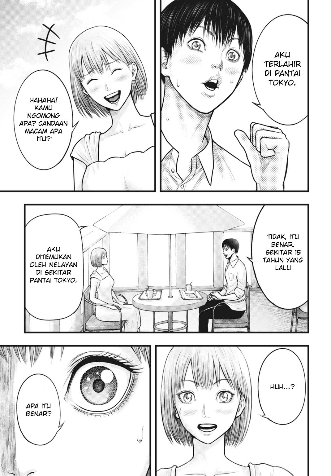 Uzugami: Bunretsu Zoushoku Ningen Chapter 6.2 - halaman 8