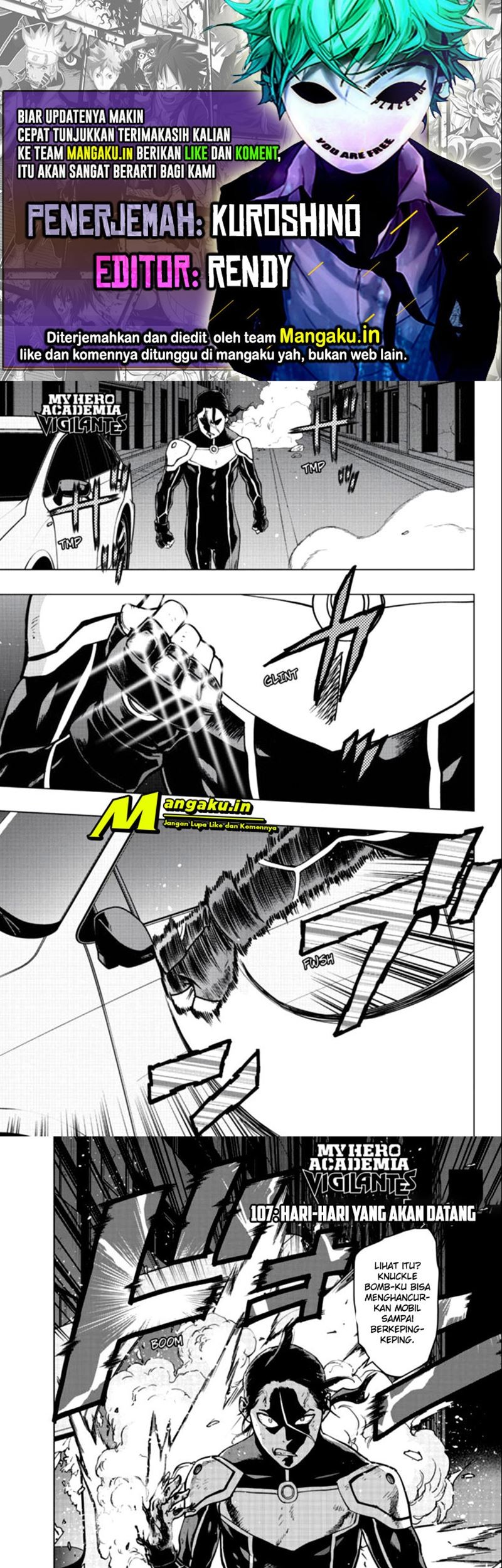 Vigilante: Boku no Hero Academia Illegal Chapter 107 - halaman 1
