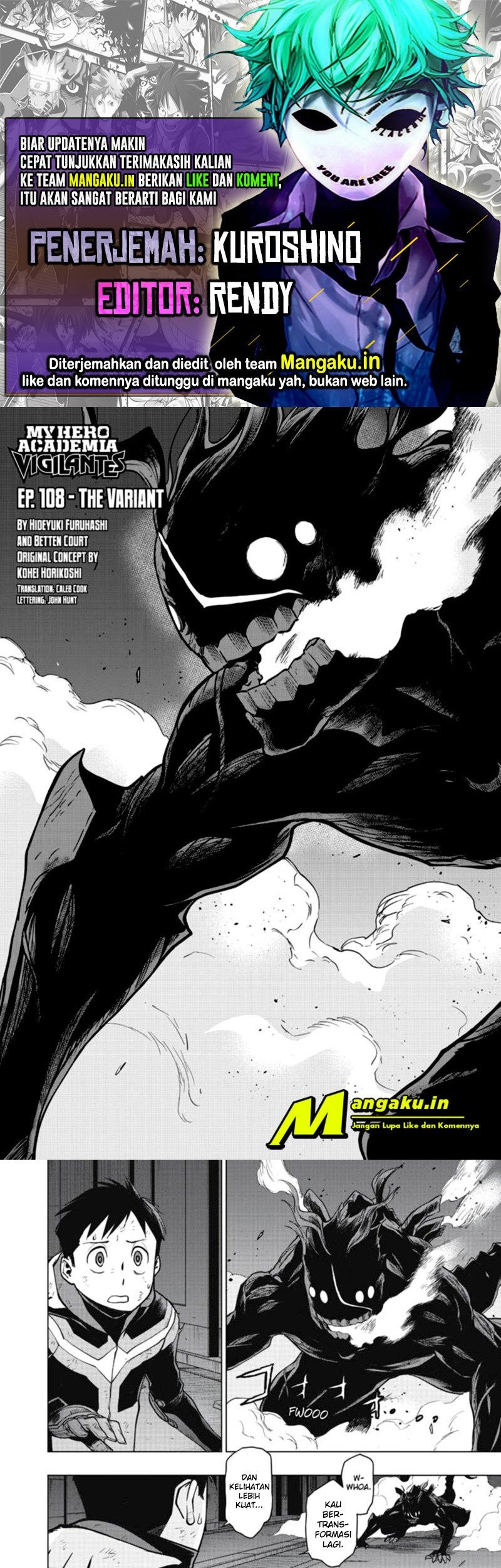 Vigilante: Boku no Hero Academia Illegal Chapter 108 - halaman 1
